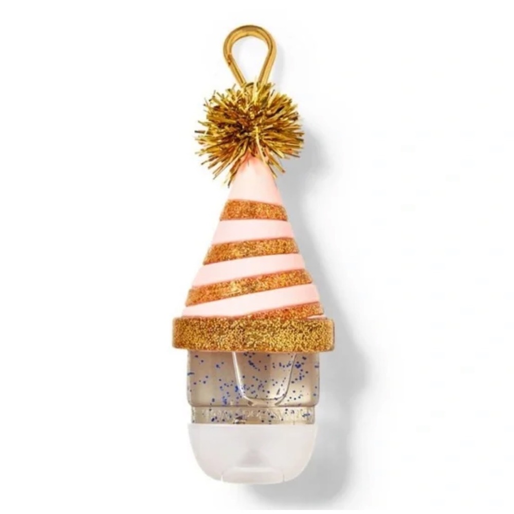 💎 Bath & Body Works Birthday Party Hat PocketBac Hand Sanitizer Holder NWT